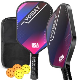 Pickleball Paddles Set of 2 x Purple - 02