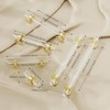 CEYMIO Cabinets Handles Crystal Kitchen Cabinet Knobs 6 Pack Dresser