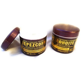 Del Indio Papago Tepezcohuite Cream, Facial and Body Cream, Collagen and Vitamin E, 60g