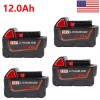 For Milwaukee M18 12AH 18V Extended Capacity Battery Li-Ion XC