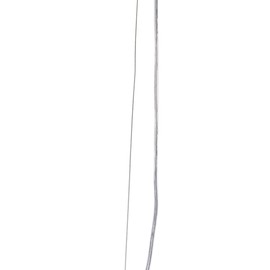 Qazqa - Modern Pendant Lamp I Pendant Lamp I Steel Pendant Light I Silver I Matte Nickel without Shade - Cappo 1 I Living Room I Bedroom - Steel Cylinder I Round - LED Suitable E27