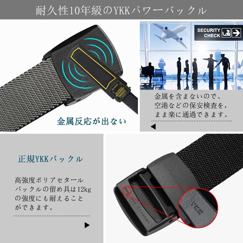 [LionVII] Men's Belt, Extendable, Double-Sided Reversible Stretch Belt, Work Clothes,