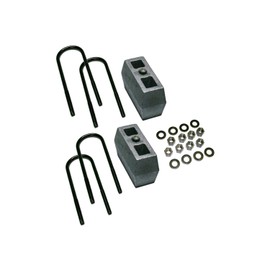 Superlift 4" Block Kit for Ford F-250/F-350 | Rear Lift Blocks, U-Bolts, & Hardware | 9049 | Fits 1999-2010 Ford F-250 / F-350 Super Duty 4WD with 3 5/8 AxleTube without Top Mounted Overload Leaf