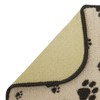 Kitchen Basics Microfiber Pet Bowl Feeding Mat, Anti-Skid and Absorbent,