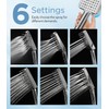 MakeFit Filtered Shower Head - 6 Modes High Pressure Handheld