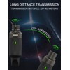 Ulumac Aroma 2.4GHz Wireless XLR Transmitter and Receiver, 130ft Range,