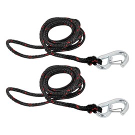 Extreme Max 3006.6797 PWC 5' Dock Line with Zinc-Plated Snap Hook - Value 2-Pack