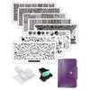 FingerAngel 8pcs Nail Stamp Plates + Nail Stamper with Scraper+