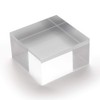 Acrylic Block 75 x 75 x 40 mm Transparent, Glossy