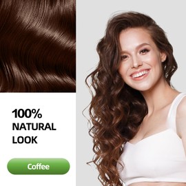 SHIHUANUO Hair Dye Shampoo 3 in 1 for Gray Hair Coverage, Herbal Ingredients Natural Shampoo Hair Dye for Women & Men/Ammonia-Free 520ml(Coffee)