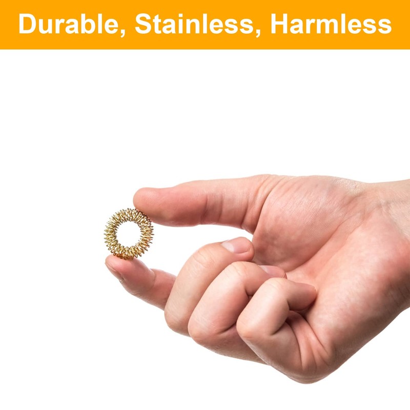 VONERO® Premium Acupressure Rings Massage Rings Skills for Fingers |