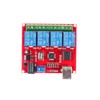 NOYITO 4-Channel 12V Computer USB Control Switch Relay Module Drive-Free