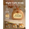 WANIDEA Capybara Alarm Clock, Digital Alarm Clock for Kids, Cute
