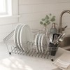 Oggi Compact Dish Drying Rack - Black Steel Drainer, Racks