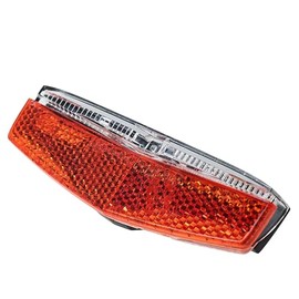 Filmer, 49013, LED rear light, brake light function, voltage: 6V-60V, for pannier rack mounting, with drastic speed reduction, two LEDs light up, dimensions: 105 x 34 x 24 mm