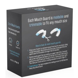 Dental Mouth Guard for Teeth Grinding & Clenching, 4 Pack Removable Oral Guards for Adults, Nighttime Bite Protection Mouthpiece for Sleep & Sports Use