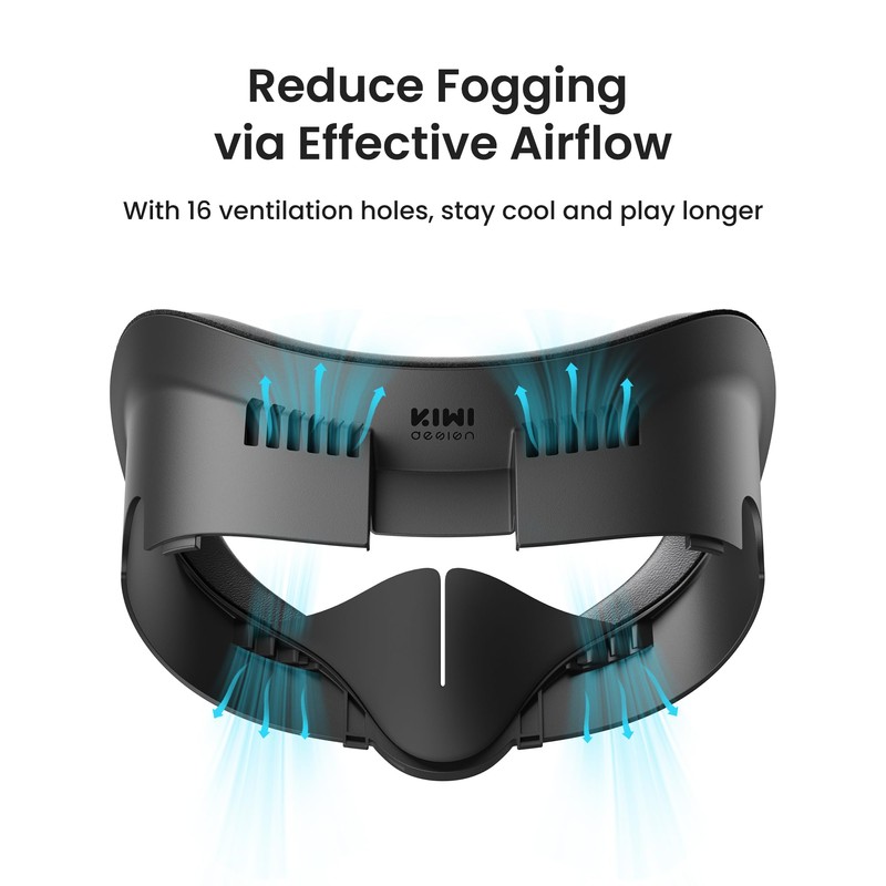 KIWI design V3 Facial Interface, Face Pad Compatible with Meta