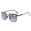 HGIOOIGH Men's Lightweight Polarized Square Bifocal Reading Sunglasses