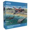 Gibsons Airshow Over Eastbourne 1000 Piece Jigsaw Puzzle Plane Military