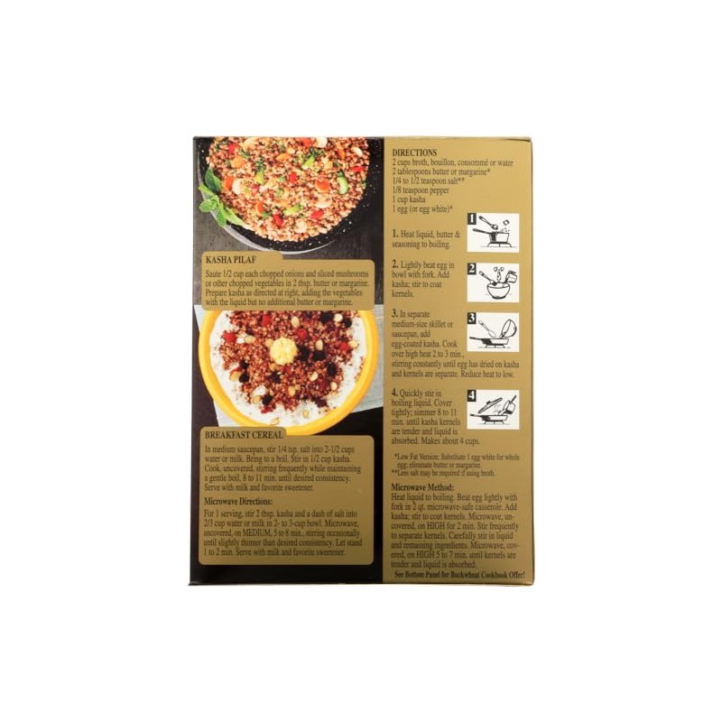 Wolff's Kasha Coarse, 13 Oz (Pack of 6)