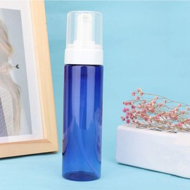 200Ml Foaming Bottle, Cyanophyta Green Empty Pump Bottle + Soap Dispenser Foaming Pump For Professional Salon Use With Press Type Design(02#)