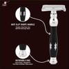 Pearl Shaving Double Edge Butterfly Safety Razor P- 81D (Black)