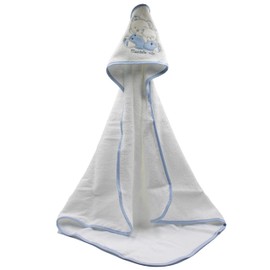 PASTELLO - Triangular Terry Towelling Hooded Bathrobe - 100% Cotton - 75 x 75 cm - Soft and Absorbent - Colours Available (SKY BLUE TRI105)