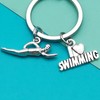Dabihu Swim Keychain Gift Inspirational Swimmers Gift Swimming Lover Gift