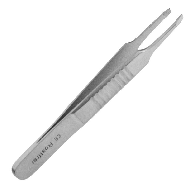 Tweezers – Extra Fine Nib – Angled End – Stainless Steel