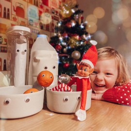 Toyland® Elves Behavin Badly 12 Inch Boy Elf Bend & Pose Soft Toy with Long Legs, Soft Body & Vinyl Head - Christmas Novelty Toys