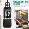 LUROON Key Safe with 4-Digit Combination Code, Large Waterproof Key