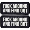 FAFO Mess Around and Find Out Woven Patch | 2pc