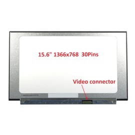 FULLCOM New LCD Replacement Screen 15.6 Inch N156BGA-EB3 REV.C1 C2 C3 C4 C5 C6 HD 1366x768 (No Brackets) 30 Pin Glossy for Laptop/Display/Screen/LCD Applicatio