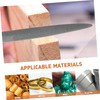 ORFOFE 2pcs Double-ended Wax Carving Files Jewelry Wax Carving Tool