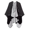 Urban CoCo Women's Color Block Shawl Wrap Open Front Poncho