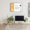 Small Cork Board Whiteboard Combo - 12" X 16" Portable