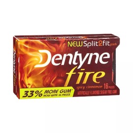 Dentyne Fire Split2Fit Cinnamon Chewing Gum 9 Packs Free Shipping