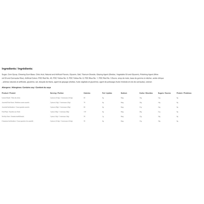 Sour Candy Bulk Variety – 4 Pounds -Halloween Individually Wrapped