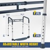 Lianjindun Toilet Safety Rails with Footrest, Folding & Portable Bathroom