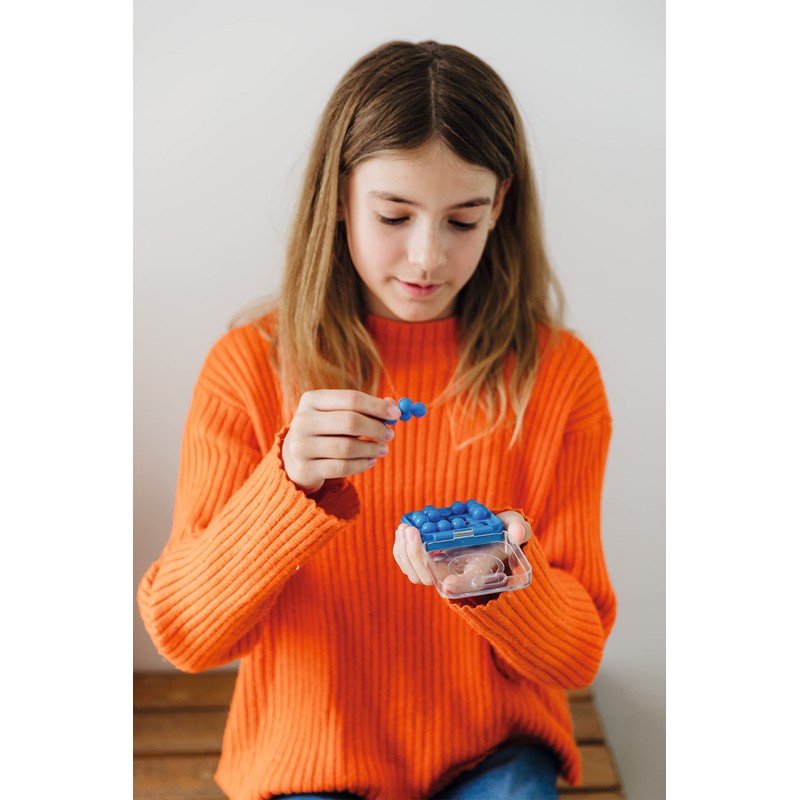 SmartGames - IQ Mini, Create Your Own Challenges, Compact Puzzle