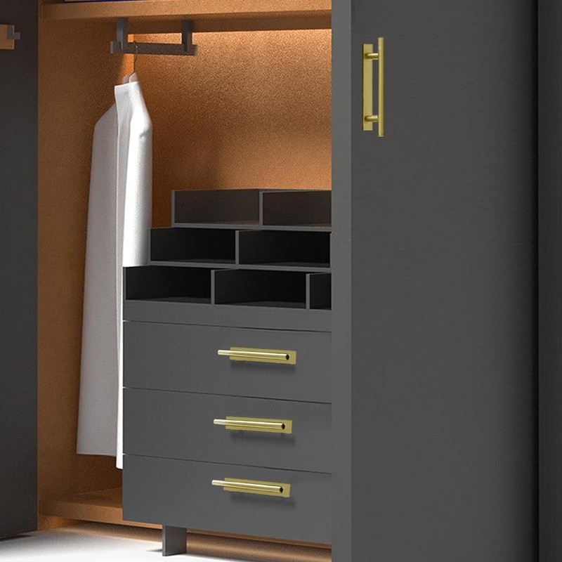 kwa heri Self-Stick Push Pull Helper Hidden Cabinet Handle ABS