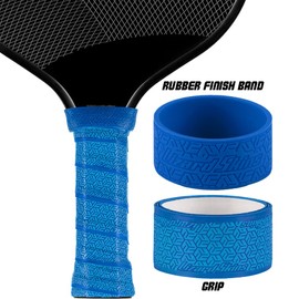 Lizard Skins DSP Ultra Pickleball Grip – 0.8mm Thickness Pickleball Paddle Grip Tape – 11+ Colors (Polar Blue)