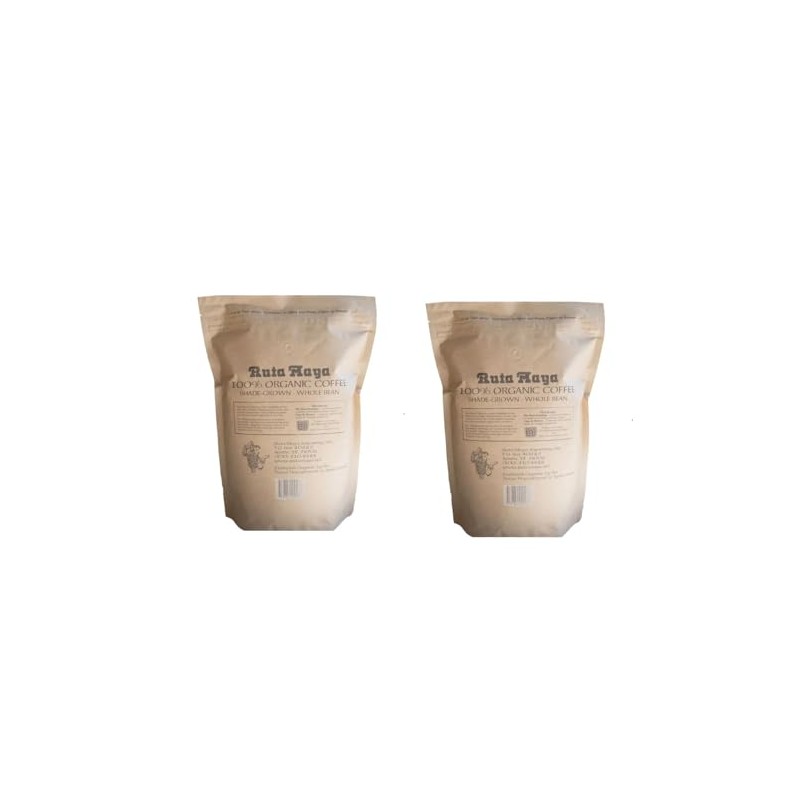 Ruta Maya Organic Medium Roast Whole Bean Coffee 2 Count