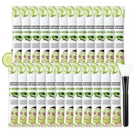 PPPanYiDi 24PCS Hydrating Facial Clay Mask Set, Moisturizing Deep Cleansing Mud Mask Skin Care Set, Travel Size Long Lasting Oil Control Face Clay Mask Skincare Set A3