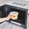 Jaluxing 16 oz. Plastic Deli Containers With Lids, 48 Sets