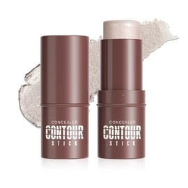 Barra de contorno de tonos fríos en crema bronceadora y esculpir maquillaje de larga duración impermeable para dar forma a la cara para un aspecto def