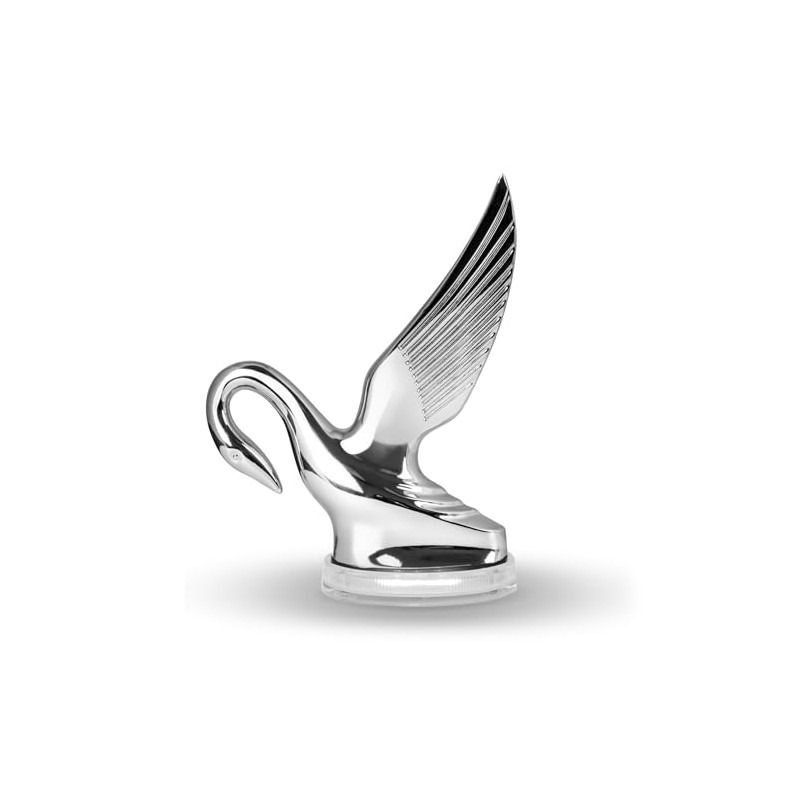GG Grand General 47996 Chrome Classic Swan Hood Ornament with