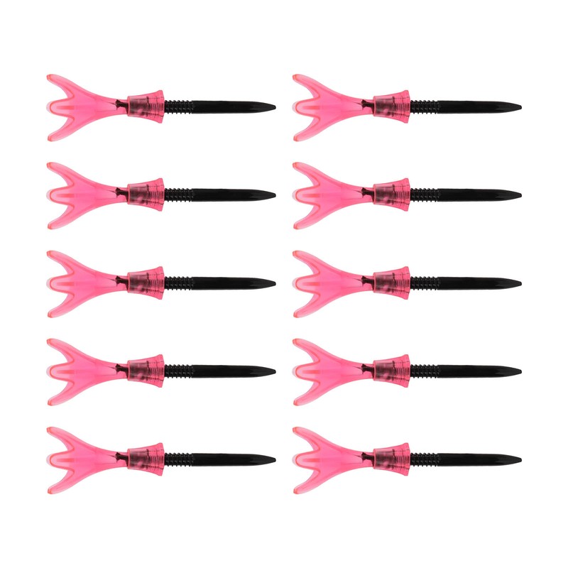 10pcs Plastic Golf Tee Ball Holder Adjustable Height Stable Practice