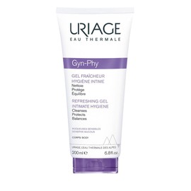 Uriage Uriage Gyn-Phy Refreshing Intimate Cleansing Gel 200ml - Cleanses and Preserves Natural Balance - Physiological pH and Glyco-Gyn Complex - Floral Fragance