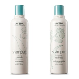 Aveda Shampure Nurturing Shampoo & Conditioner Gift Set | Daily Shampoo & Conditioner for Normal, Fine to Medium Hair | Silicone Free | Includes 2 Full Size Products